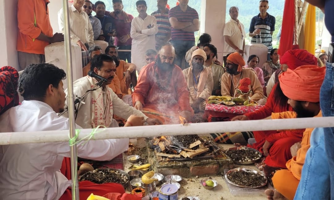 Amarnath Yatra : First religious ritual of holy Chhari Mubarak in Pahalgam Bhoomi Pujan on july 21