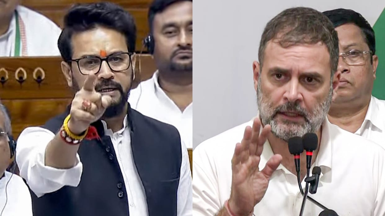 Truth will not change by showing copy of Constitution, Anurag Thakur lashed out at Rahul Gandhi