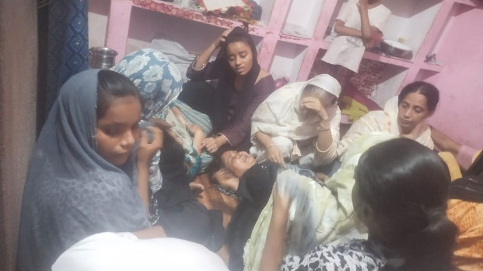 Two teenagers died after being hit by a train in Ghazipur