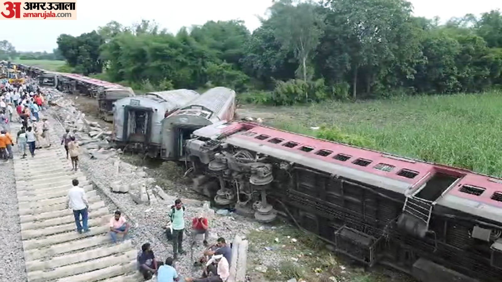 Gonda Train Accident Four days ago keyman had informed about problem in track see photos