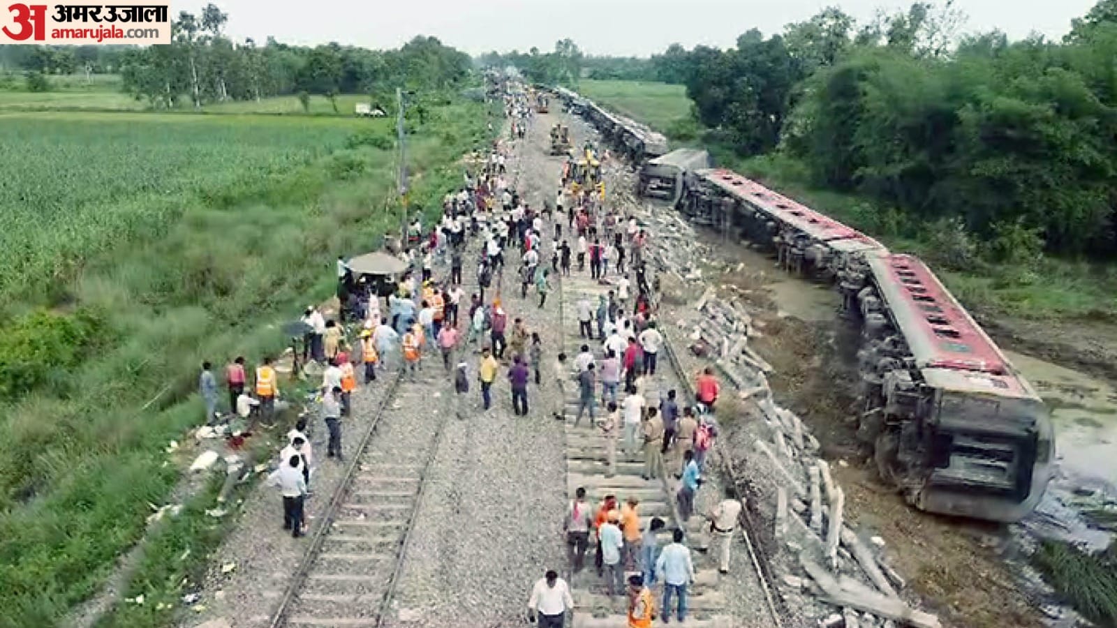 Gonda Train Accident Four days ago keyman had informed about problem in track see photos