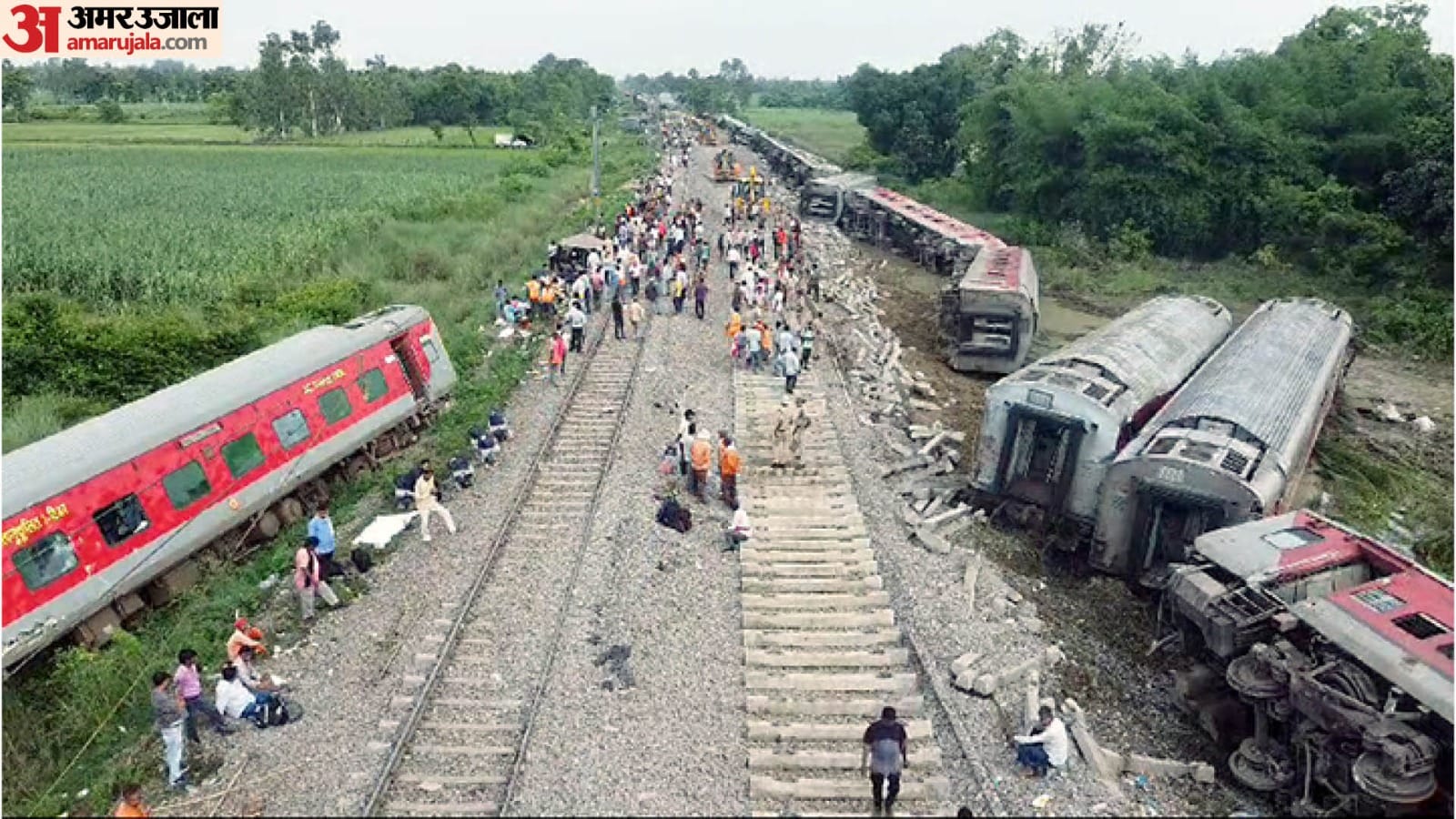 Gonda Train Accident Four days ago keyman had informed about problem in track see photos
