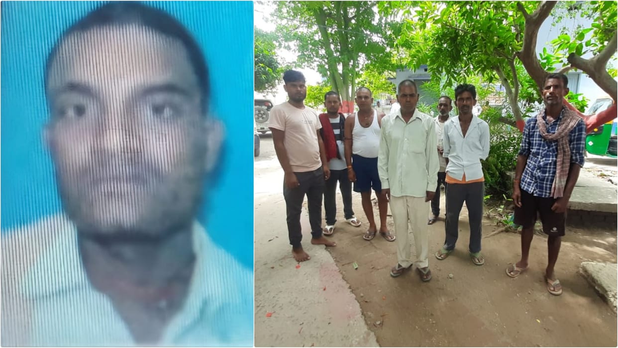 Nalanda: youth who had come to his in-laws' house was crushed by uncontrolled tractor loaded with bricks, died
