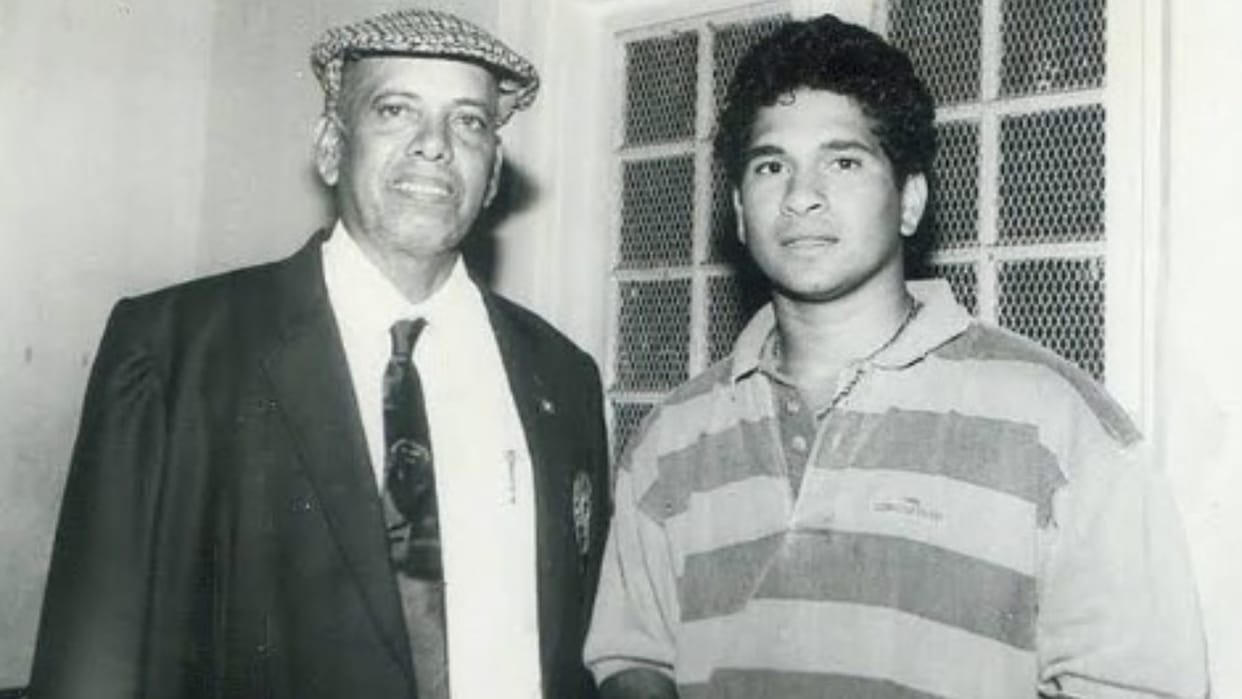 Sachin Tendulkar became emotional remembering his guru Achrekar on Guru Purnima