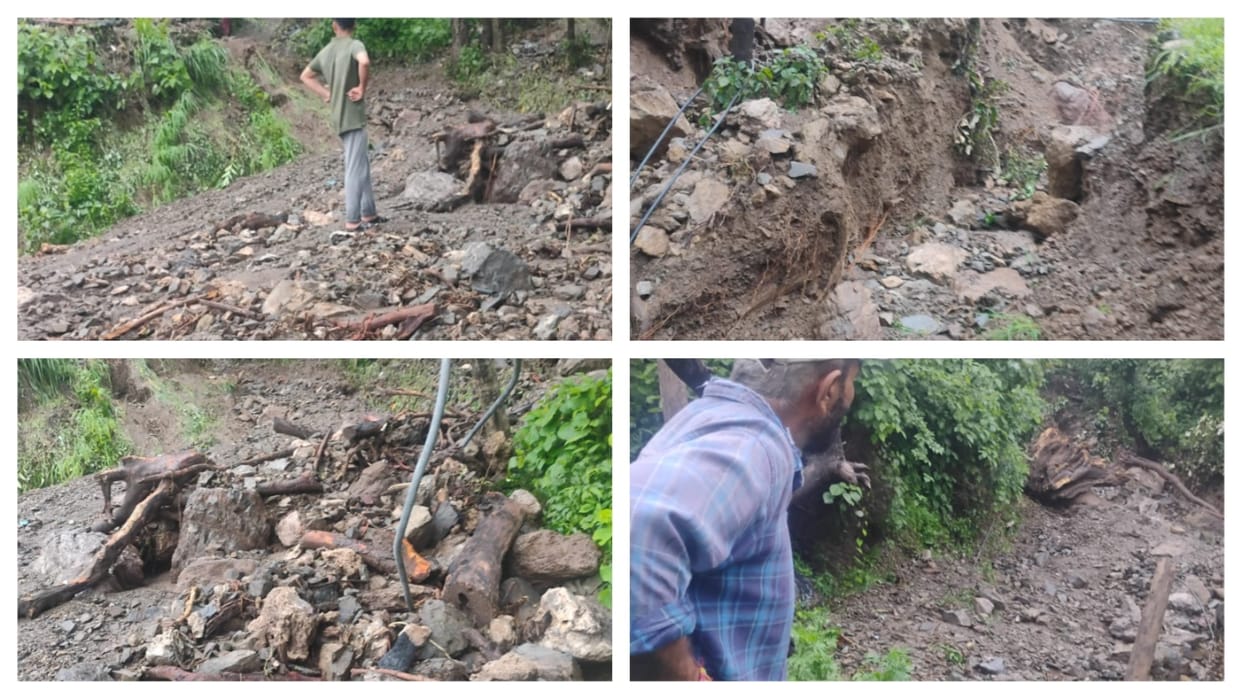 Cloud burst in Sirmaur a person was swept away due to changing flow of drain