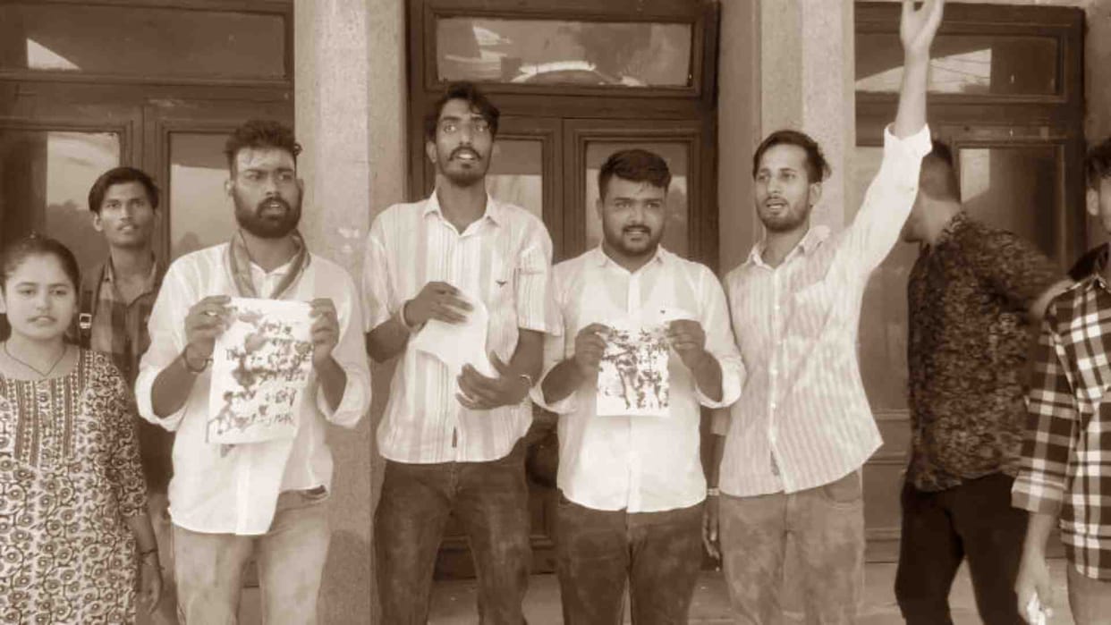 Ajmer News: NSUI launched Rakt Kranti Abhiyan for restoration of student union elections