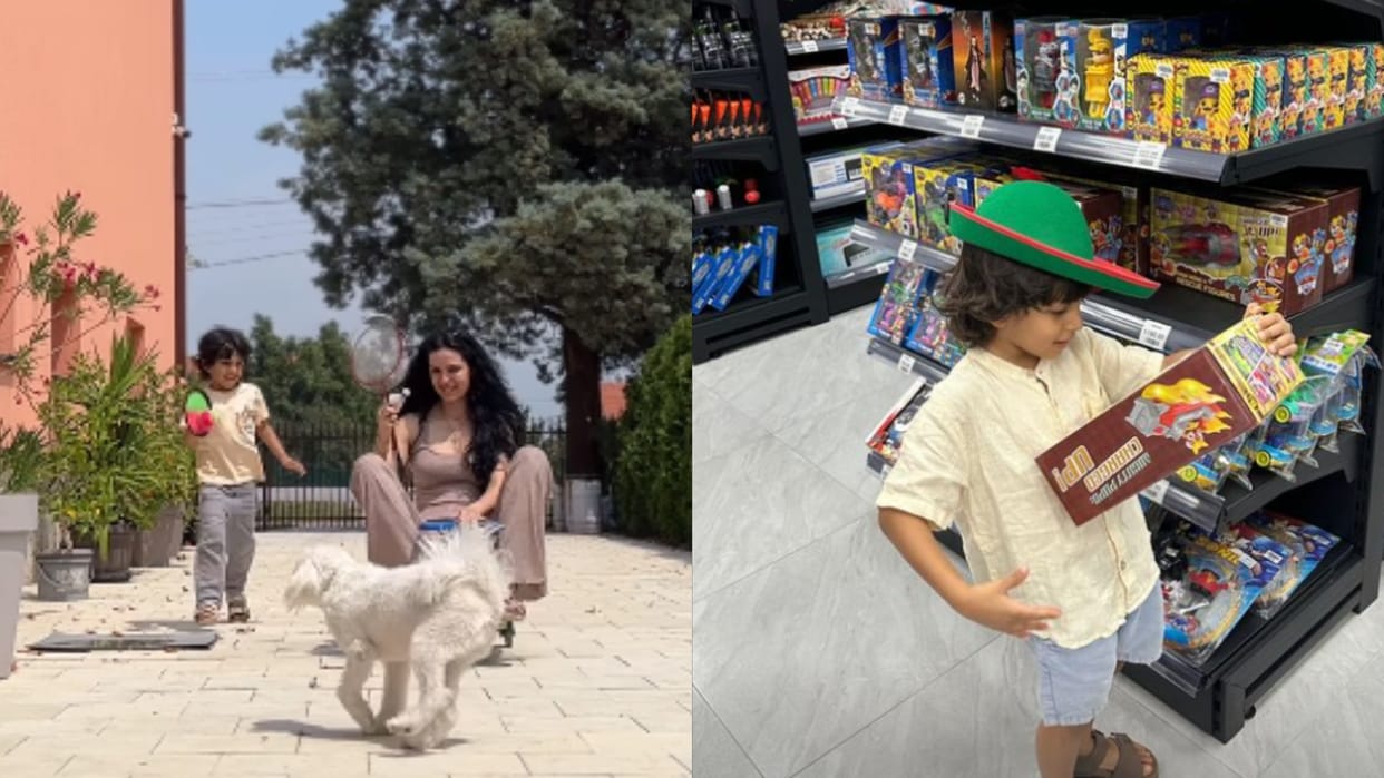 Natasa Stankovic shares photos with Son goes shopping in Serbia after announcing separation with Hardik Pandya