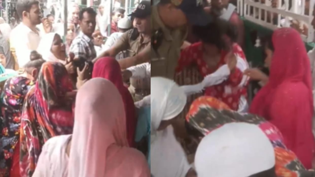 Fight between women over begging in Roorkee Piran Kaliyar Dargah premises Uttarakhand News in hindi