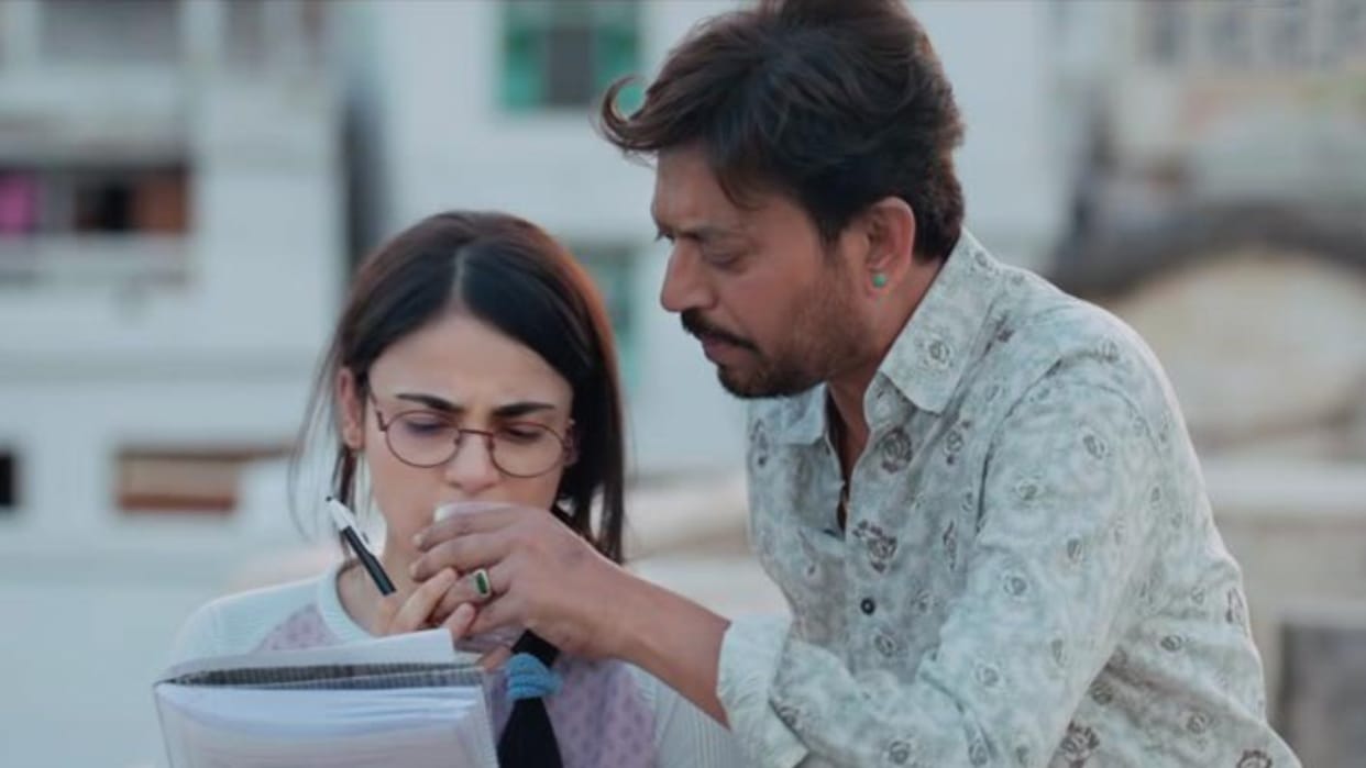 Radhika Madan shared that she regrets not speaking much with Irrfan Khan during the shoot of the film
