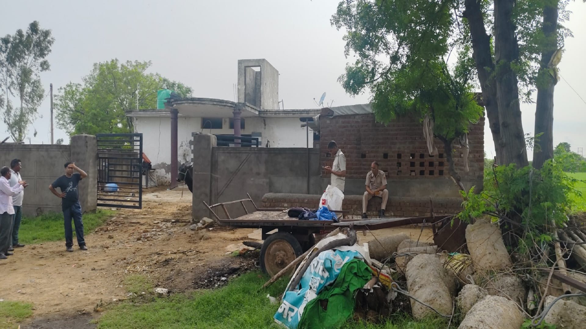Retired Soldier six Murders farmer heart attack after seeing horrific scene of half-burnt bodies in ambala
