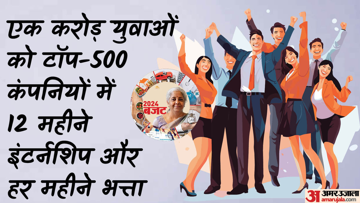 Budget 2024: one crore youth get an internship opportunity in top 500 companies