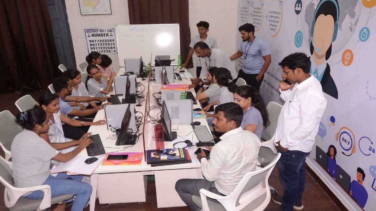 Call center started in Raipur Collectorate
