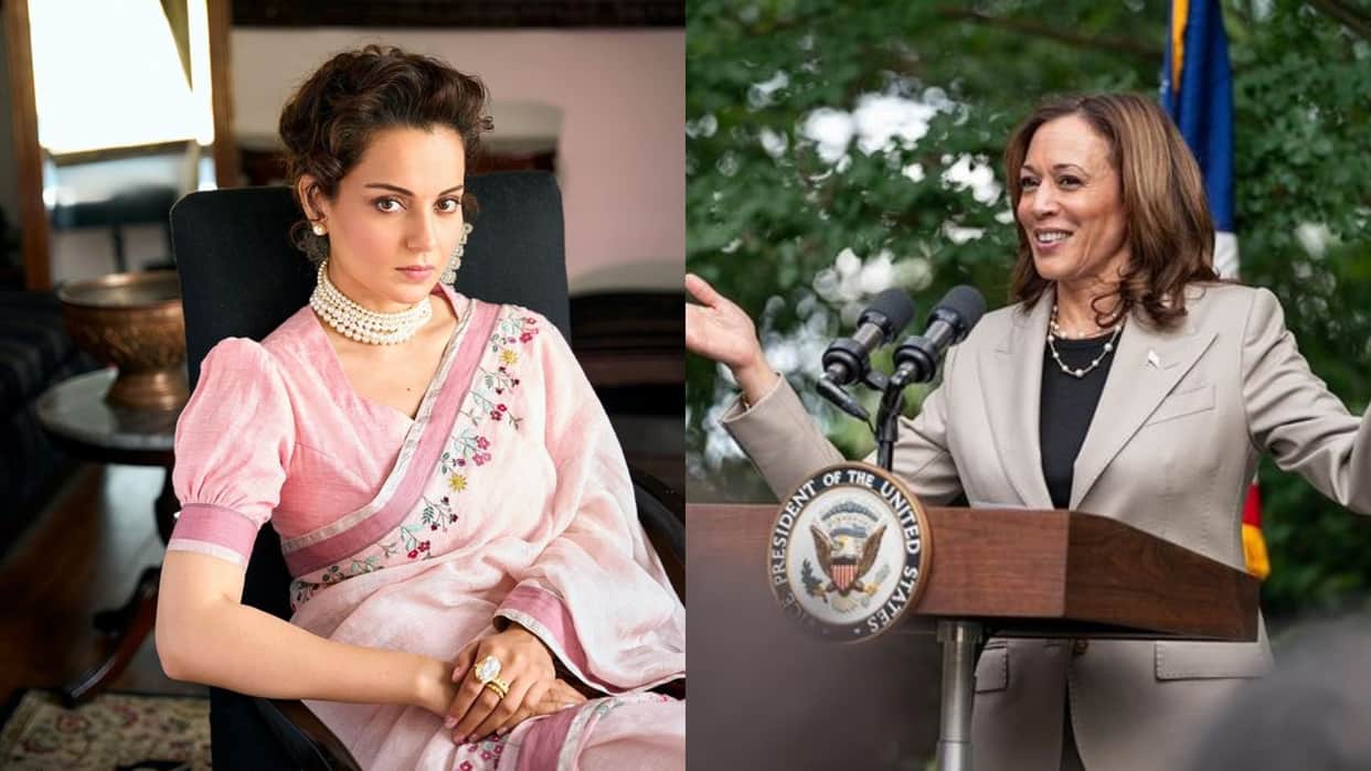 Kangana Ranaut voiced her support for US Vice President Kamala Harris after a post trolling her goes viral