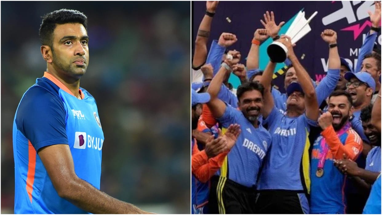 Rahul Dravid screamed and cried, recalls Ravichandran Ashwin on India''s T20 World Cup celebrations