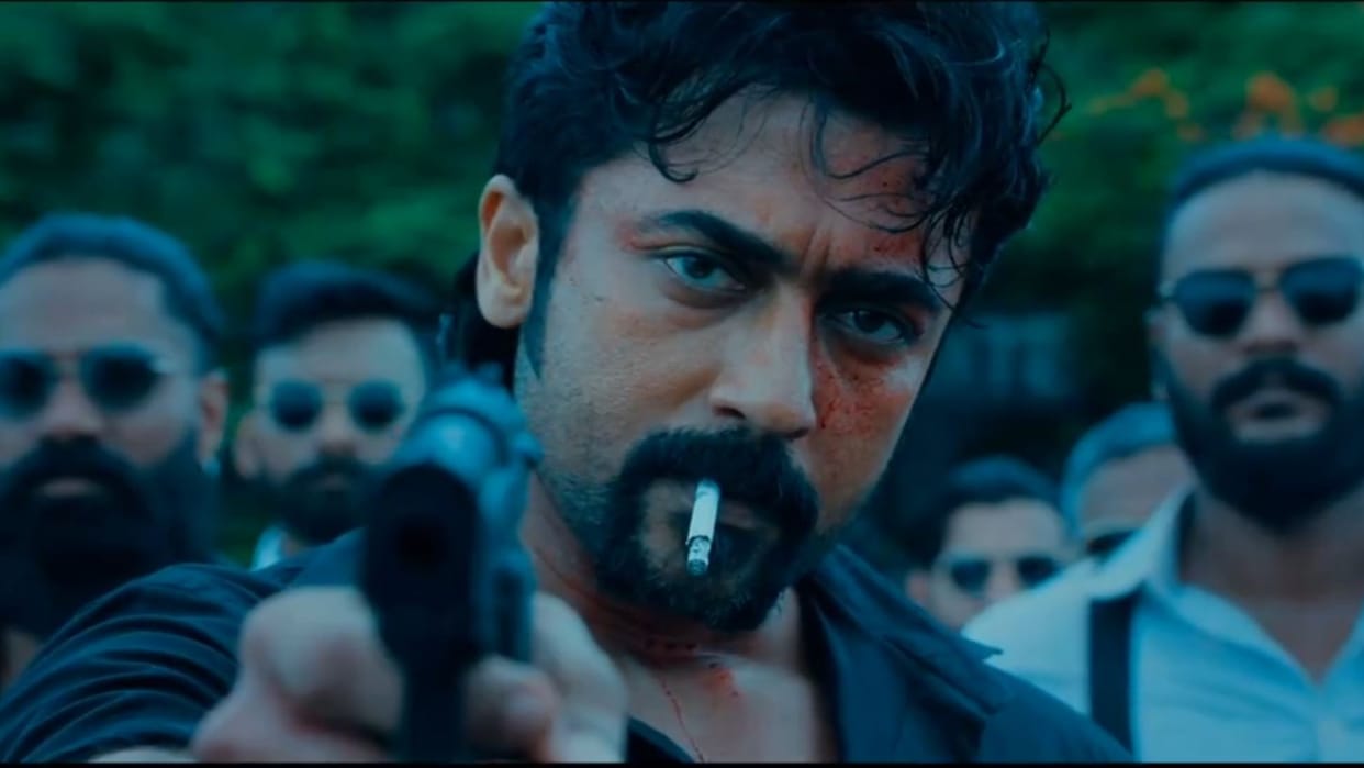 Suriya 44 new promo shared by director Karthik Subbaraj as a gifts on south superstar Surya 49 birthday
