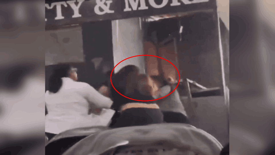video of fight between two girls in Amity University canteen surfaced