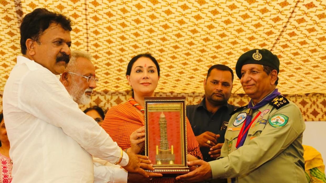 Deputy CM Diya Kumari gave her statement after meeting the scouts and guides
