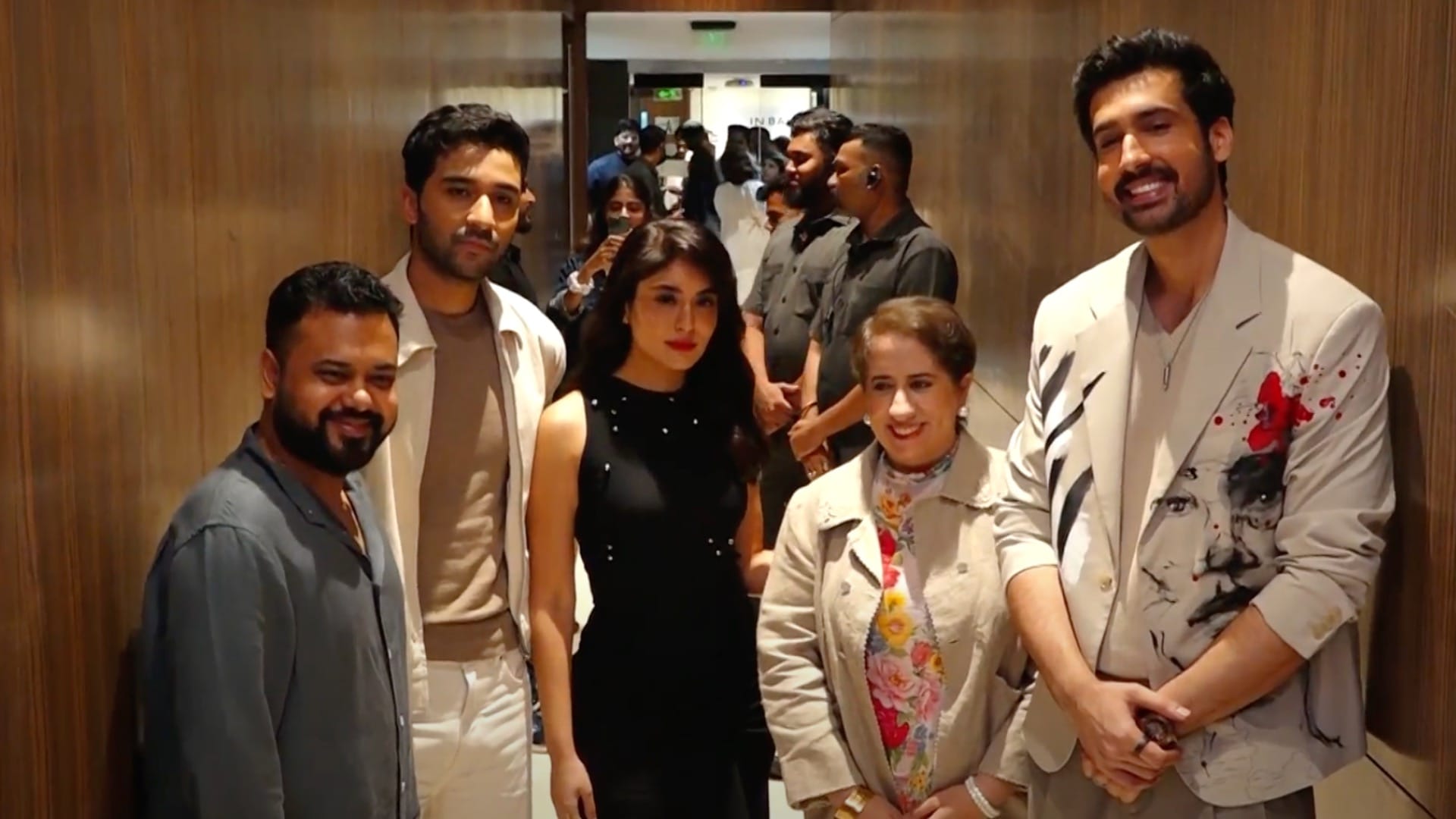 Kritika Kamra Raghav Juyal Dhairya Karwa Guneet Monga spotted at Gyaarah Gyaarah Trailer Launch
