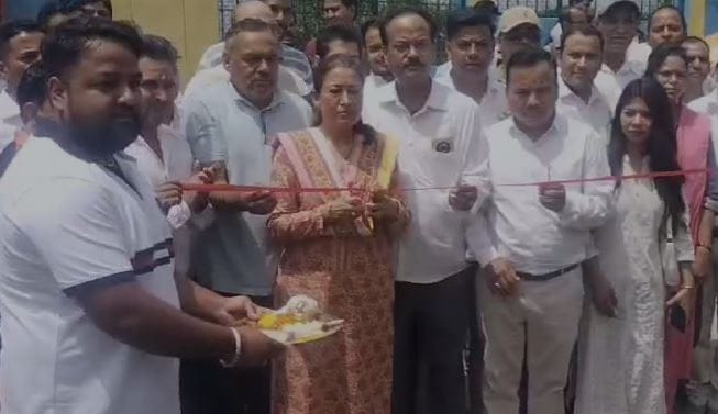 Cabinet Minister Rekha Arya inaugurated HNB Stadium in almora