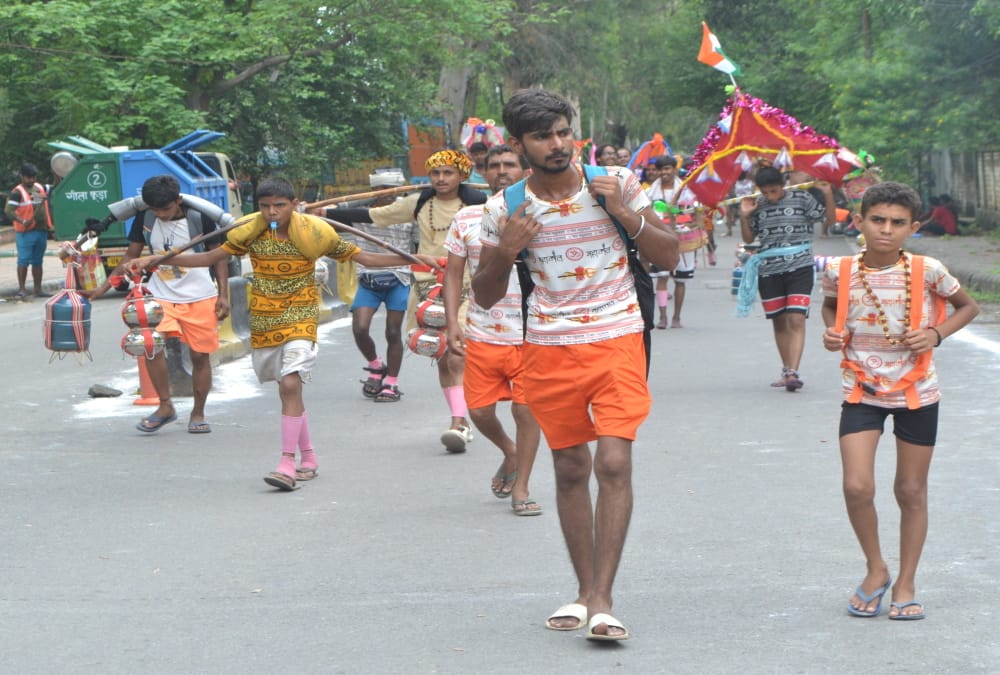 Kanpur month of Sawan and Kanwar Yatra traffic diversions will be in effect from Saturday until Monday night