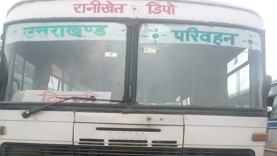 Drunk passenger created ruckus in ranikhet