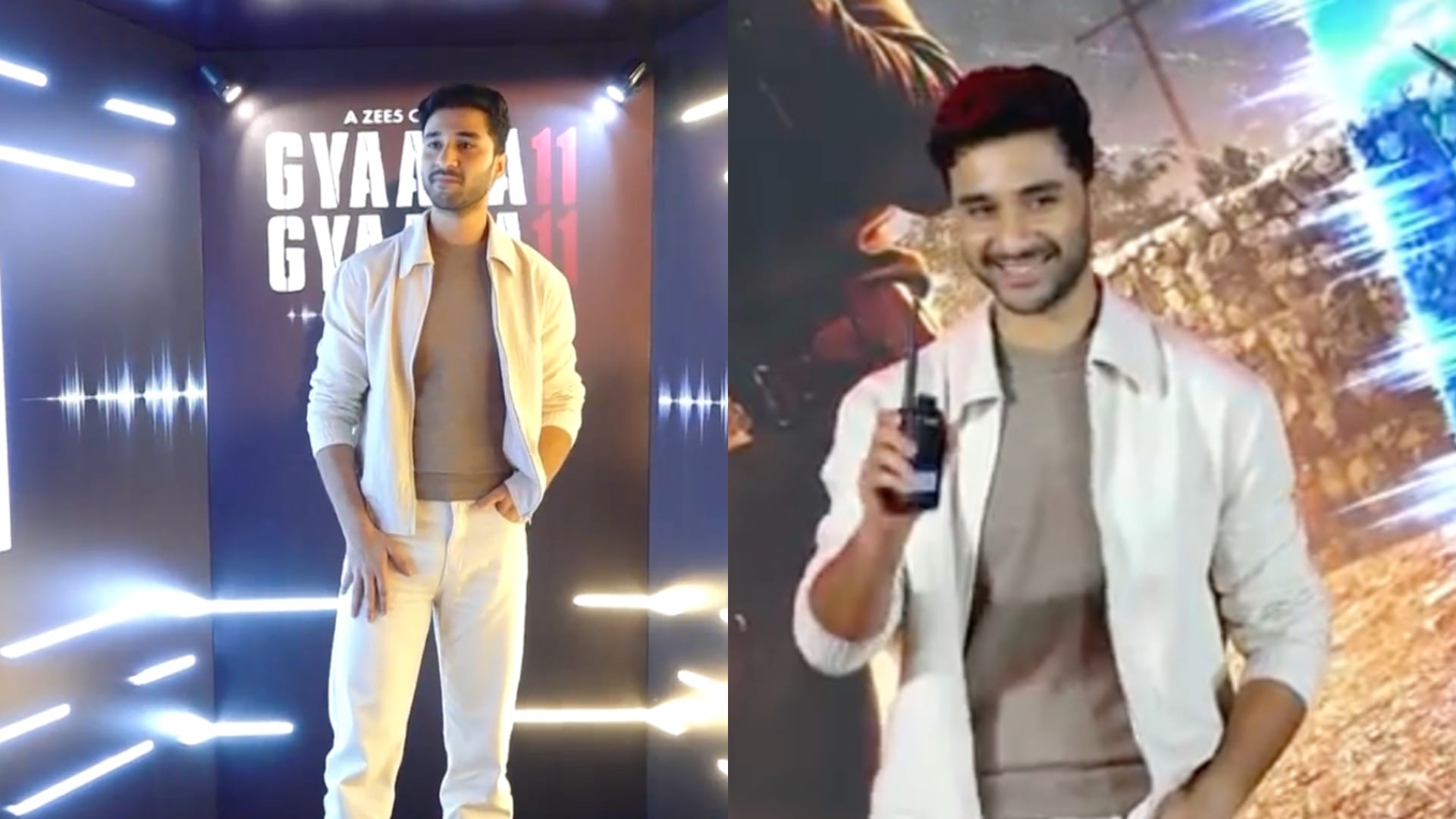 Kritika Kamra Raghav Juyal Dhairya Karwa Guneet Monga spotted at Gyaarah Gyaarah Trailer Launch
