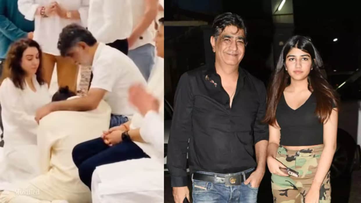 Sonu Nigam was seen weeping uncontrollably in the lap of Krishan Kumar in Tishaa Kumar Prayer Meet
