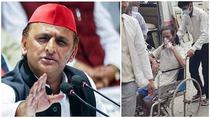 Akhilesh Yadav posted on X  patient lying on road was immediately admitted