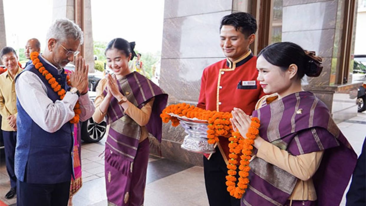 External Affairs Minister S Jaishankar arrives in Vientiane, Laos for ASEAN meetings