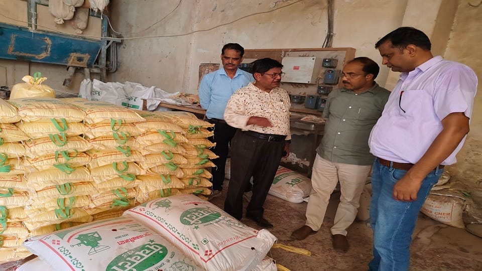 Raid in a flour factory in Talanagari