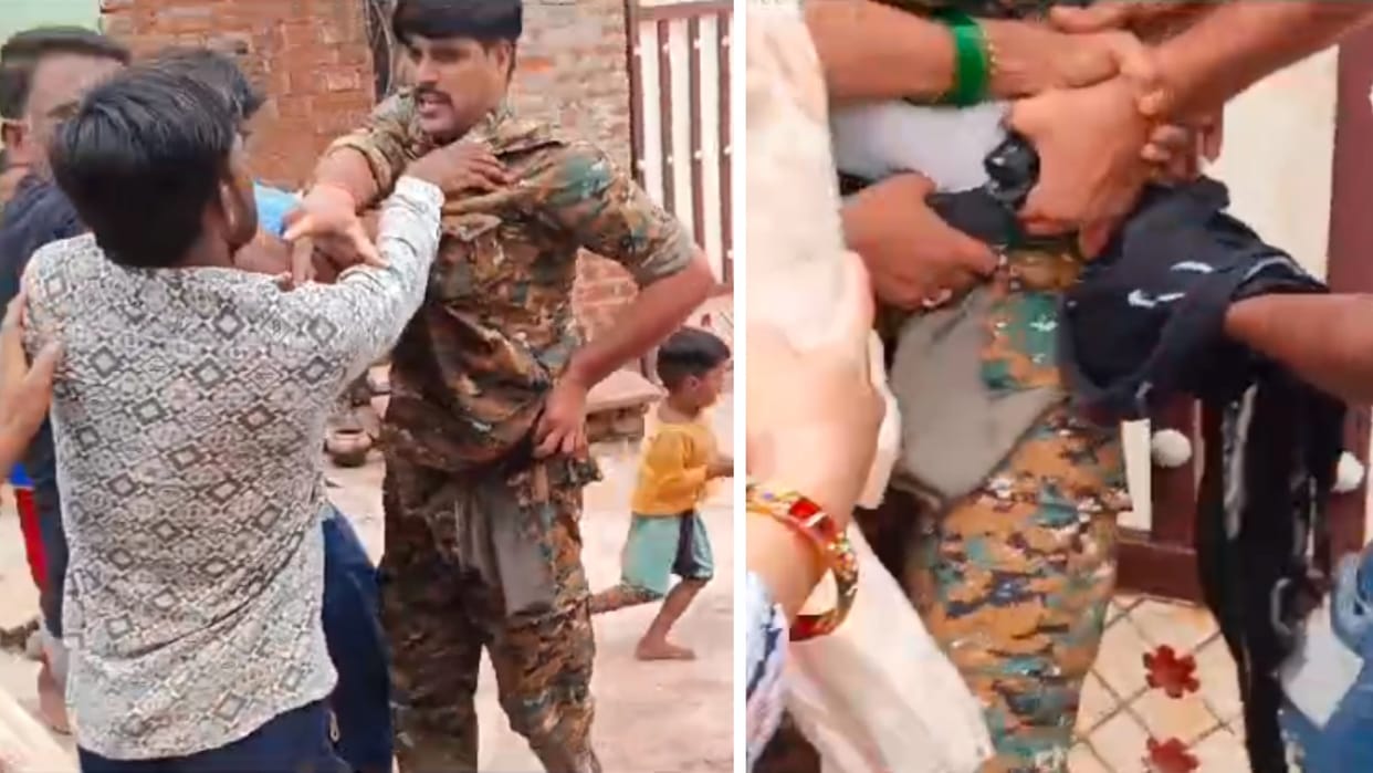 Gwalior: Jhumajhatka from the electricity department team that arrived to disconnect the connection