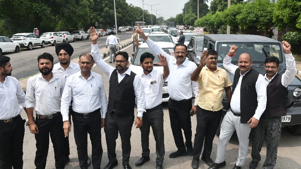 High Court Bar Association decided observe no work day in support of Chandigarh District Bar
