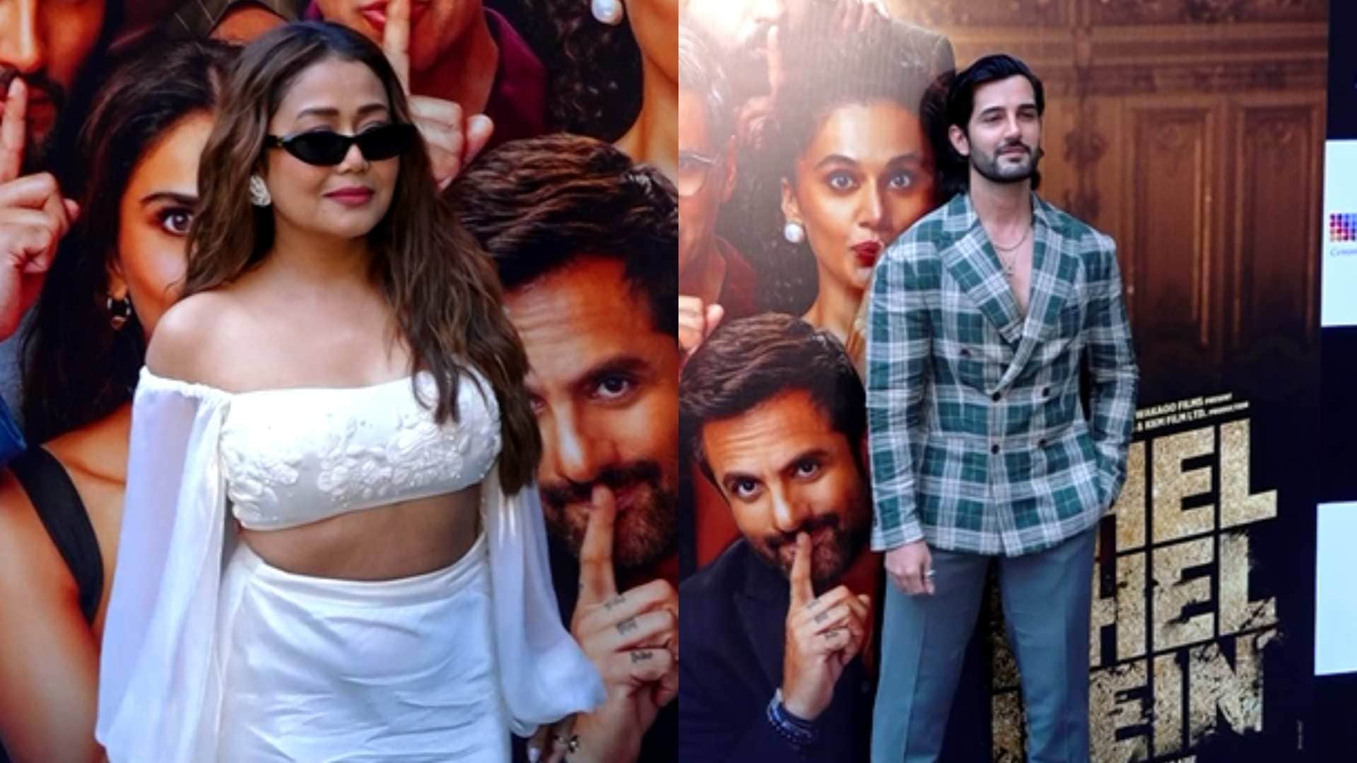 SONG LAUNCH OF THE SONG HAULI HAULI FROM MOVIE KHEL KHEL MEIN from neha kakkar to Fardeen Khan