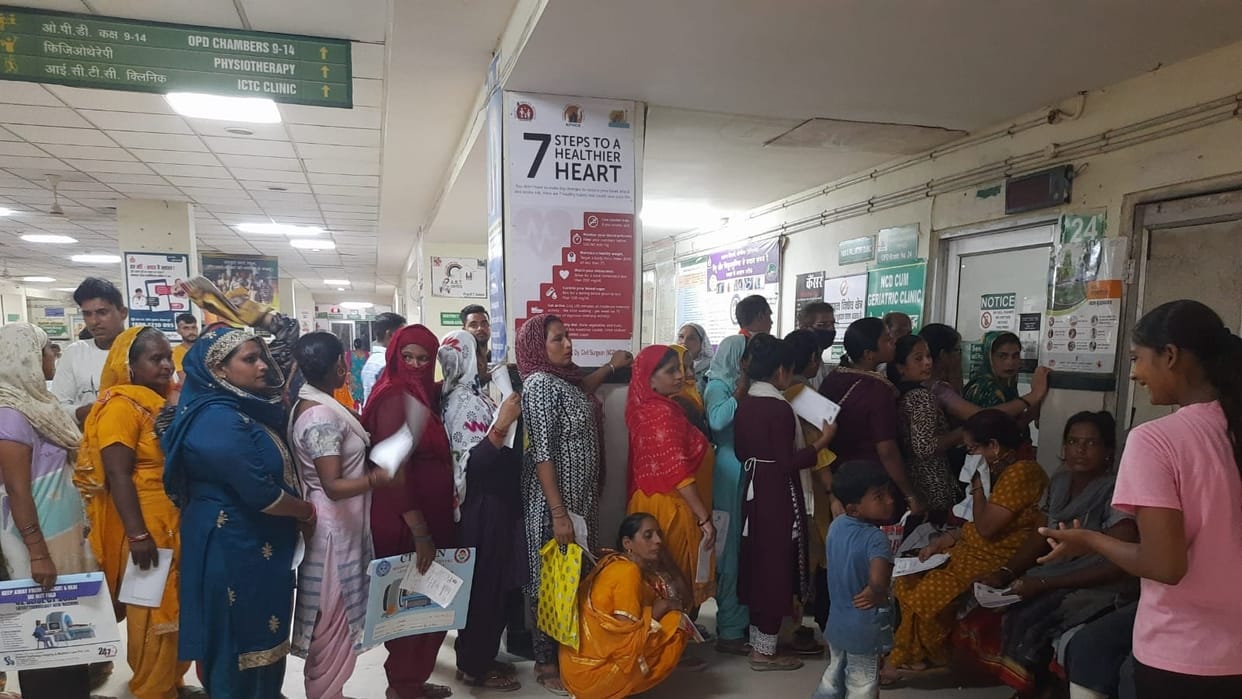 Four specialist OPDs remained closed due to strike of government doctors in Sonipat