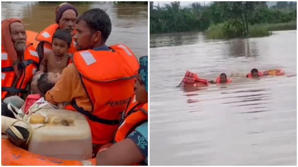 MP Weather Today: Flood like situation in 50 villages in Katni Tikamgarh road connection with Chhatarpur lost