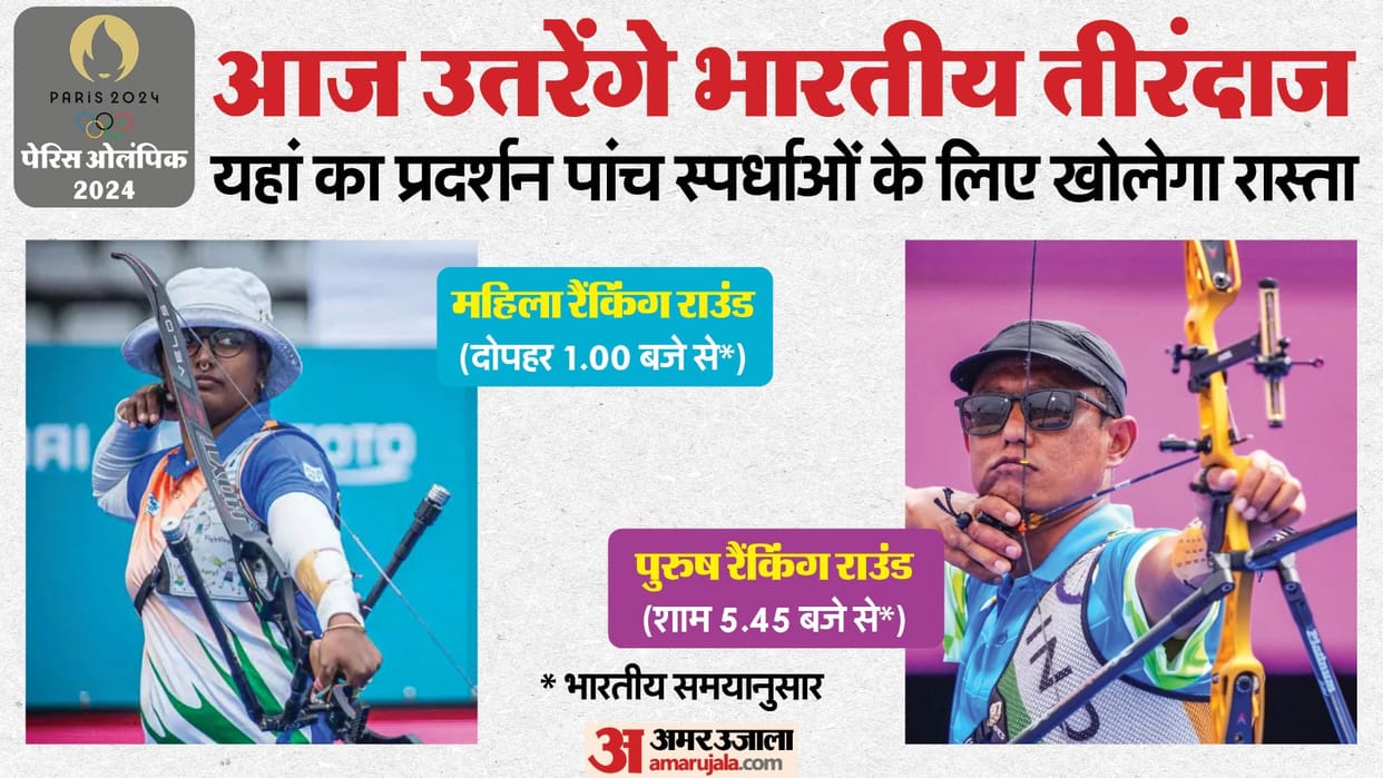 Paris Olympics: Archers will aim for first Olympic medal, men's and women's teams qualifying round today