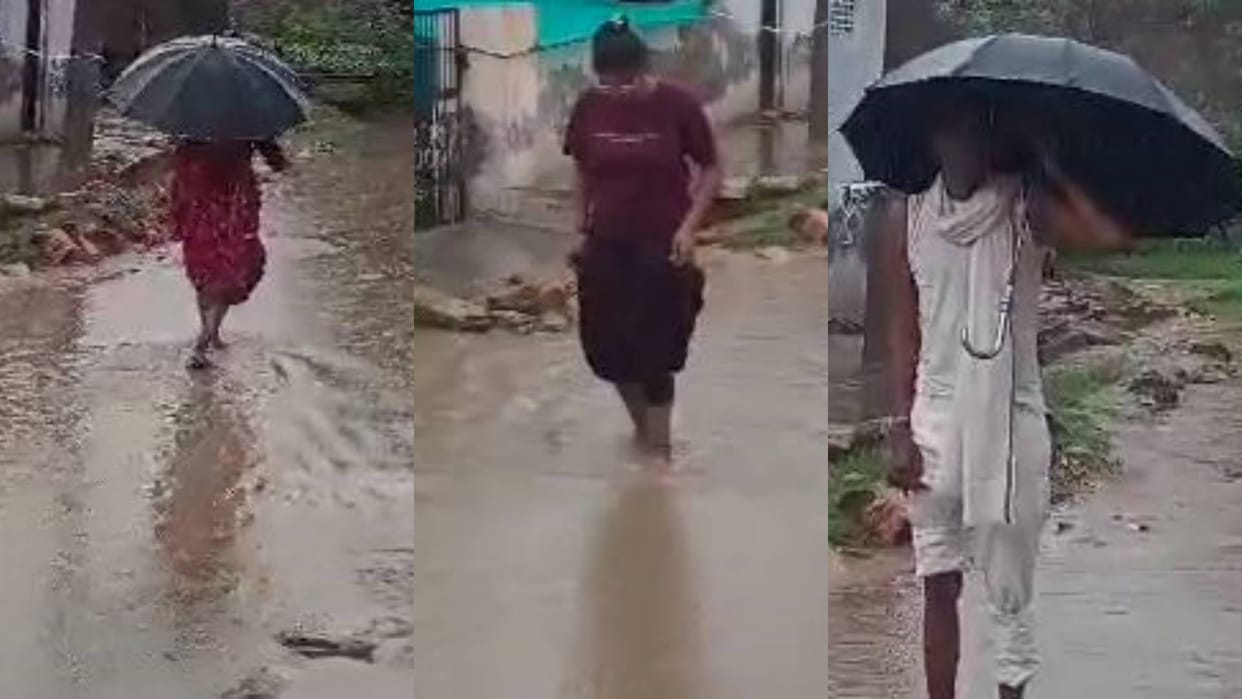 Disaster rain Sawai Madhopur rise in Galwa river Barwara lost contact many villages water entered houses