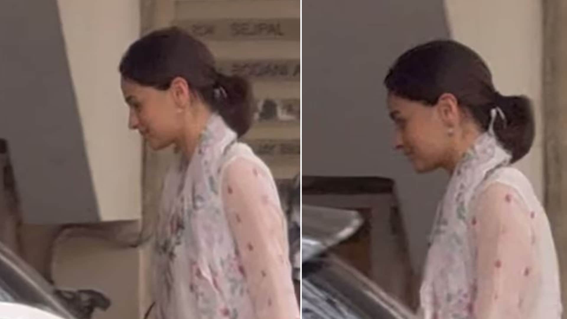Alia Bhatt To Begin shooting of upcoming film Love and War Shoot Actress Visits Sanjay Leela Bhansali House