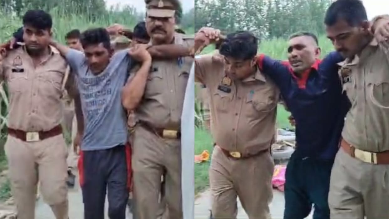 Two animal smugglers were shot in an encounter with the police
