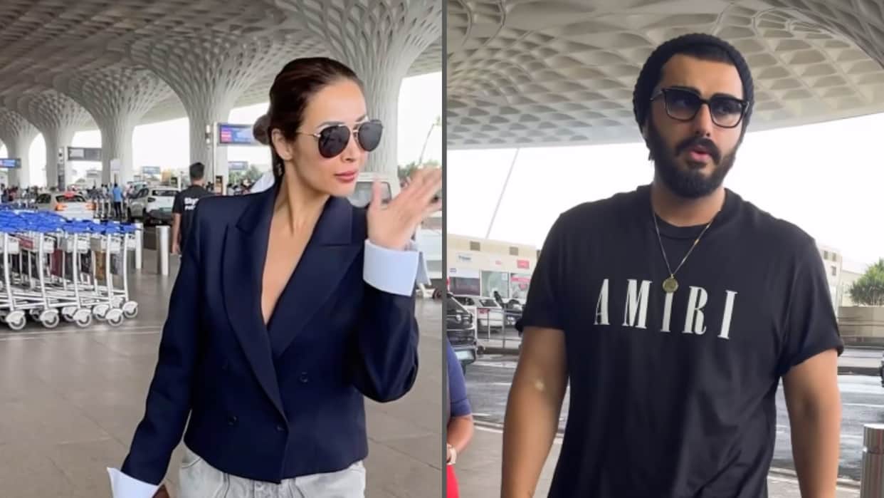 Arjun Kapoor and Malaika Arora seen separately at the airport amid Breakup rumours see fans reaction