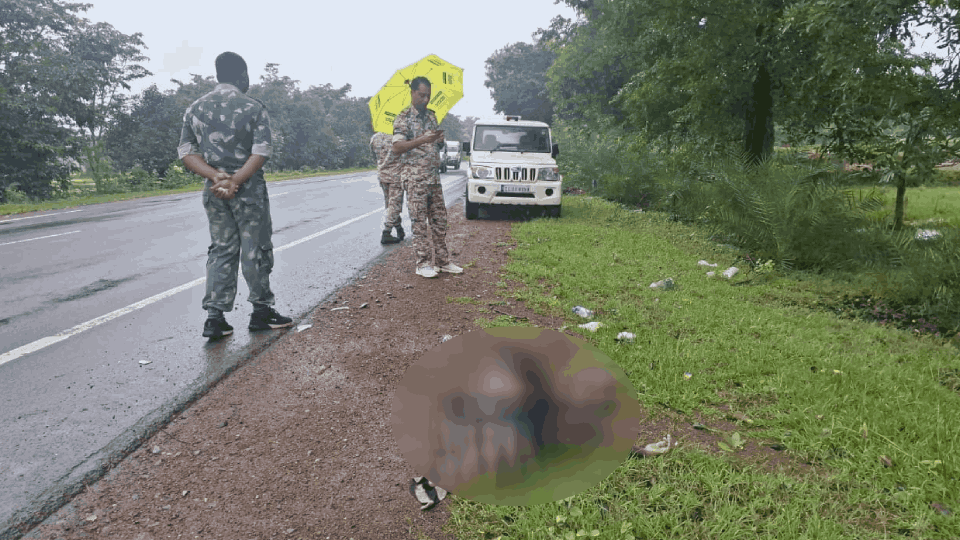 Elderly man dies in road accident in Jagdalpur