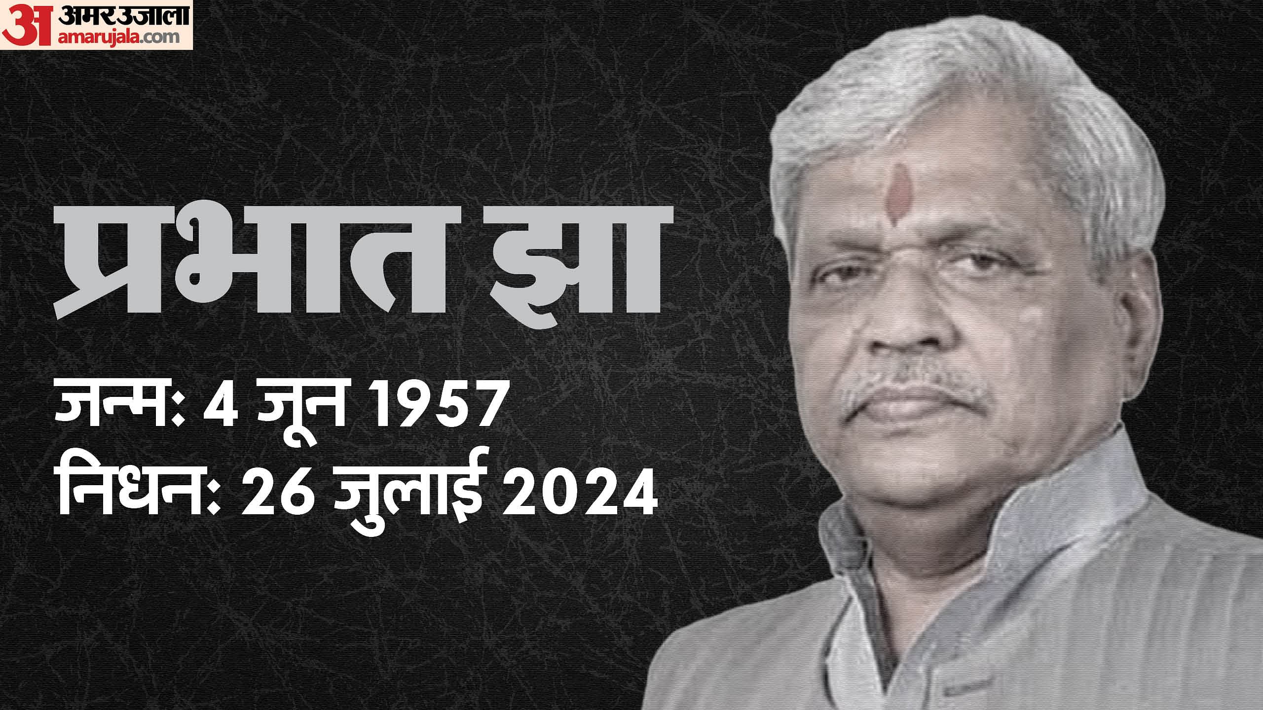 Veteran Bjp Leader Prabhat Jha Passed Away Article On His Memories ...