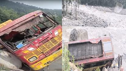 Bus accident near Bahnu on Manali-Kullu highway, passengers injured