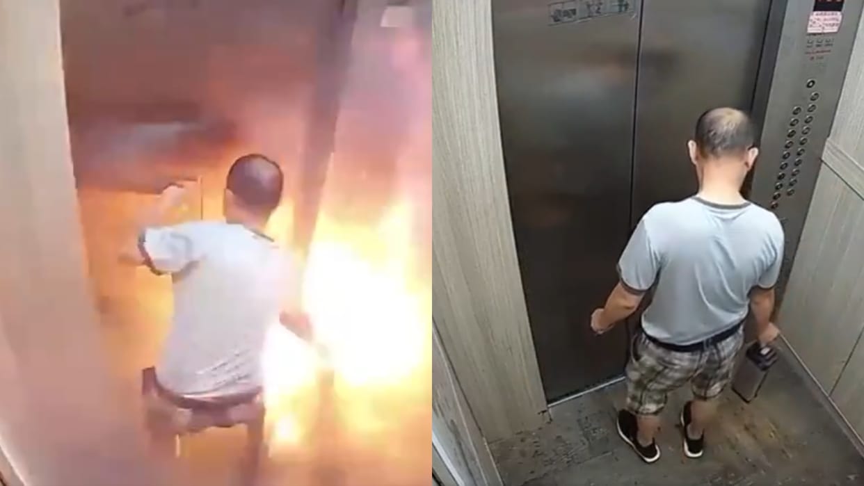 EV Battery Fire in Lift Viral Video can ev batteries explode ev battery fire risk