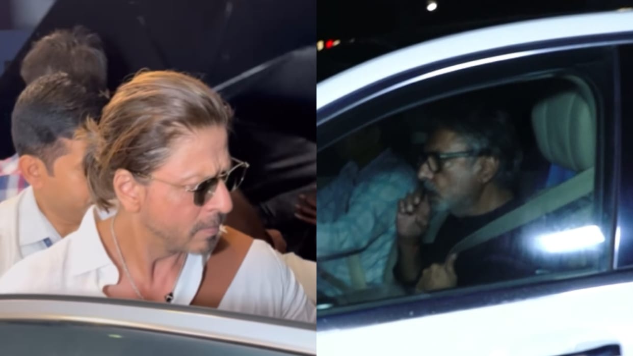 Sanjay Leela Bhansali arrived to pay last respects to Farah Khan mother Shahrukh Khan was also seen
