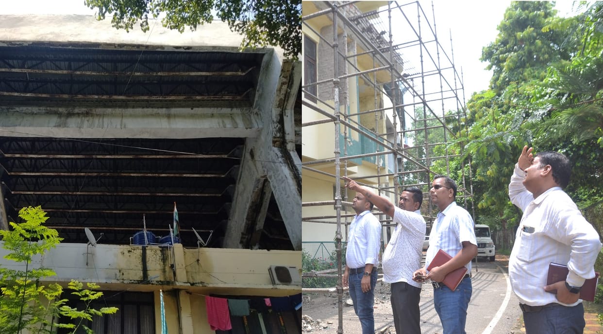 There is a flaw in every gallery of Green Park, PWD officials said we will get it investigated by IIT