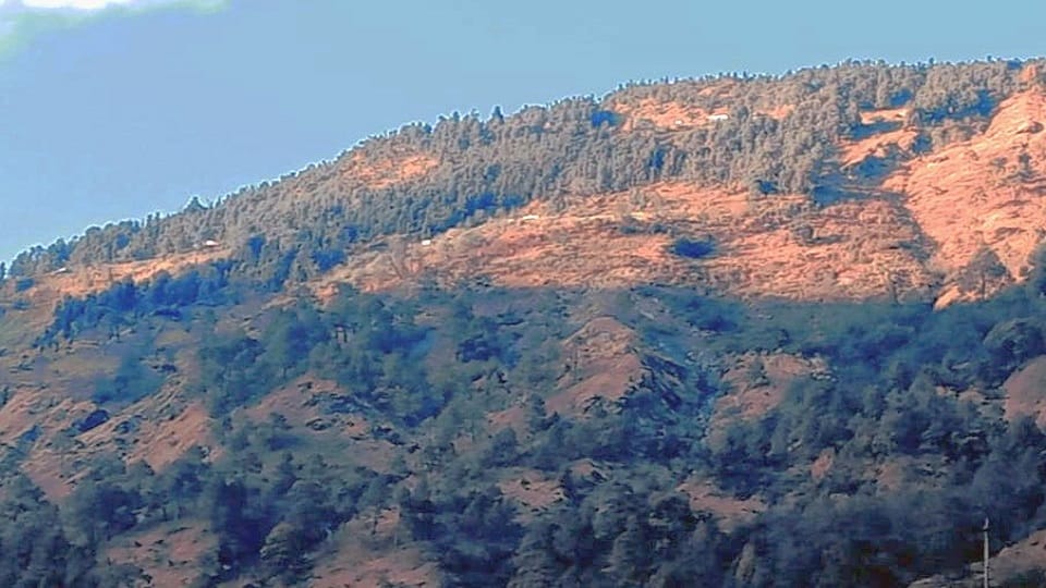 Martyr Mohan Singh village got neither road nor communication facility in almora