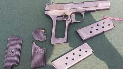 Pistol Ammuniation Recovered After Troops Open Fire at drone at loc nowshera rajouri