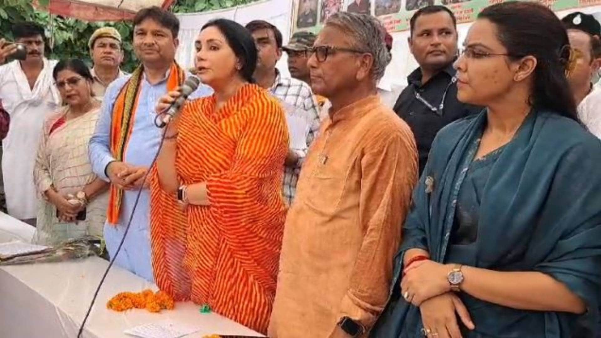 Kargil Vijay Diwas Deputy CM Diya says in Dausa I am Brigadier daughter so I understand pain of soldiers