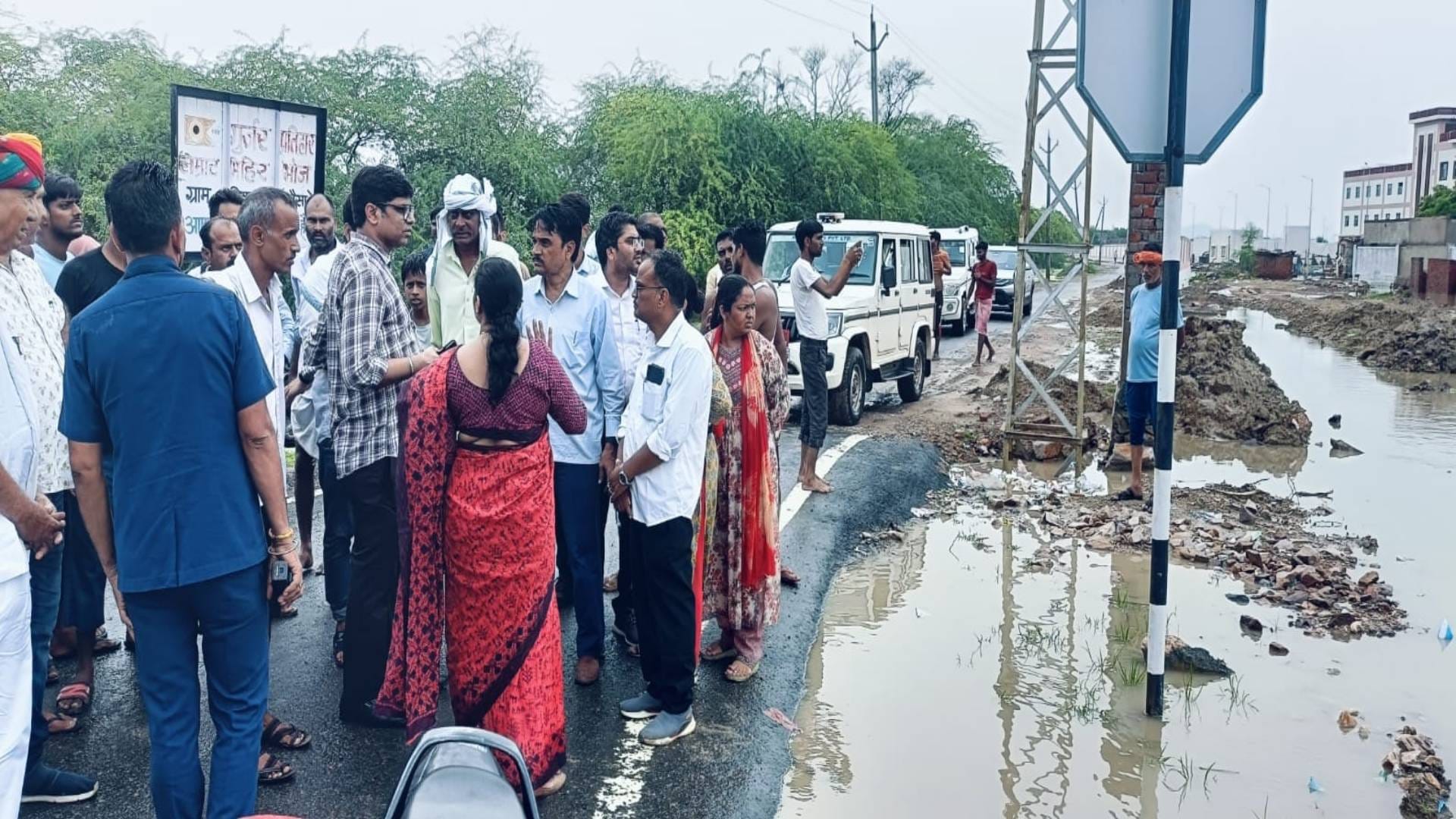 Flood situation in Dausa Rajasthan see scene in exclusive drone pictures